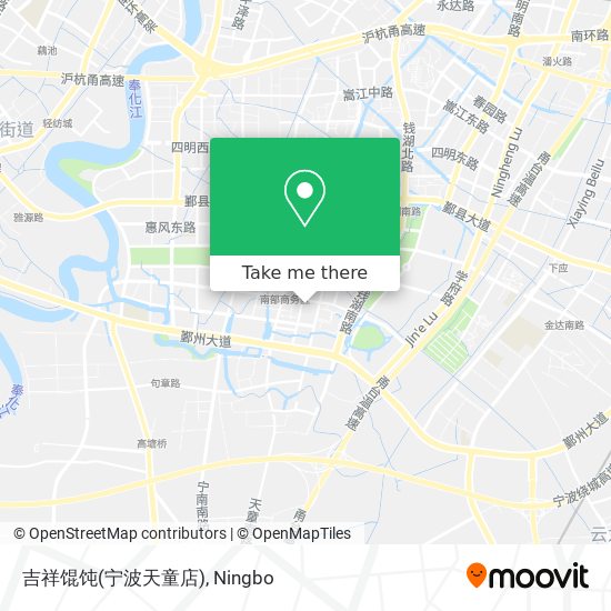 吉祥馄饨(宁波天童店) map
