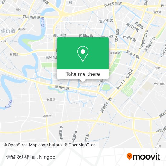 诸暨次坞打面 map