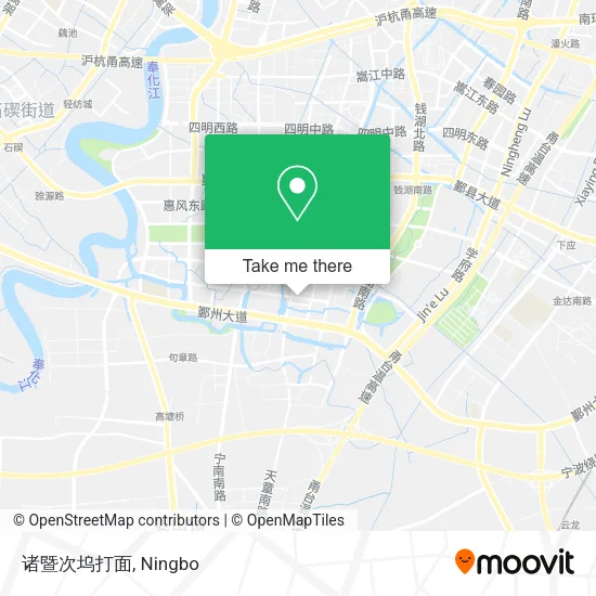诸暨次坞打面 map
