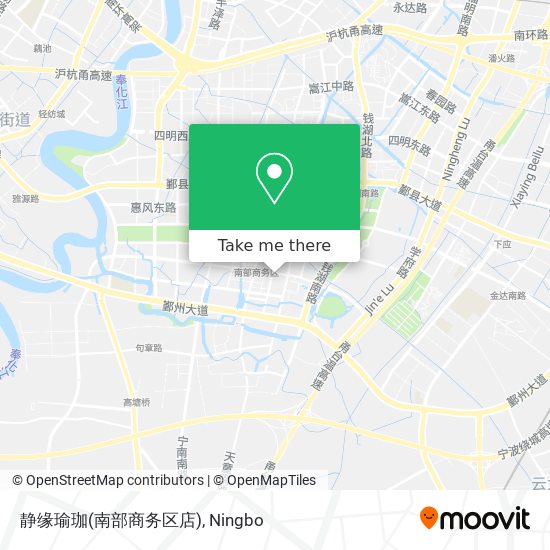 静缘瑜珈(南部商务区店) map