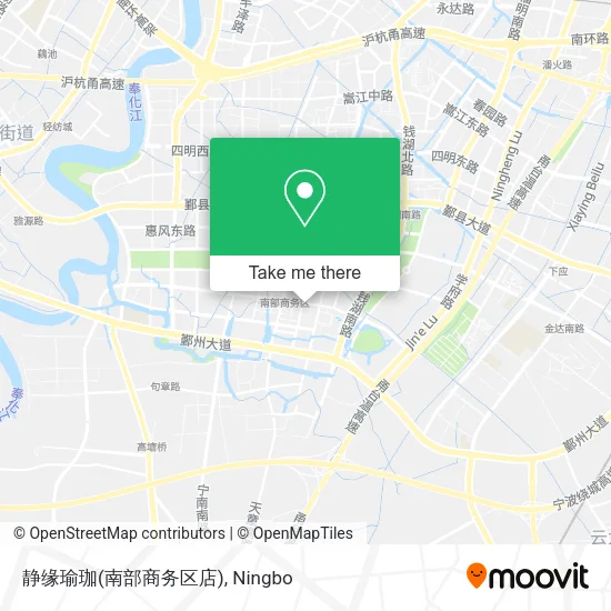 静缘瑜珈(南部商务区店) map