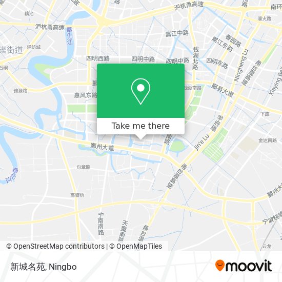 新城名苑 map