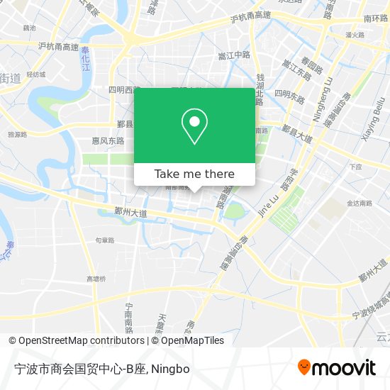 宁波市商会国贸中心-B座 map