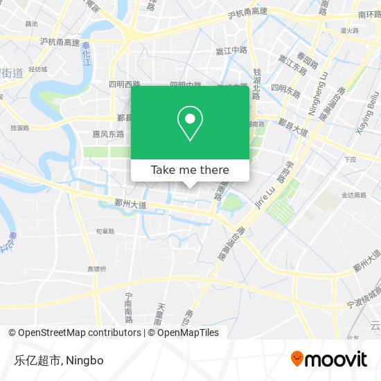 乐亿超市 map