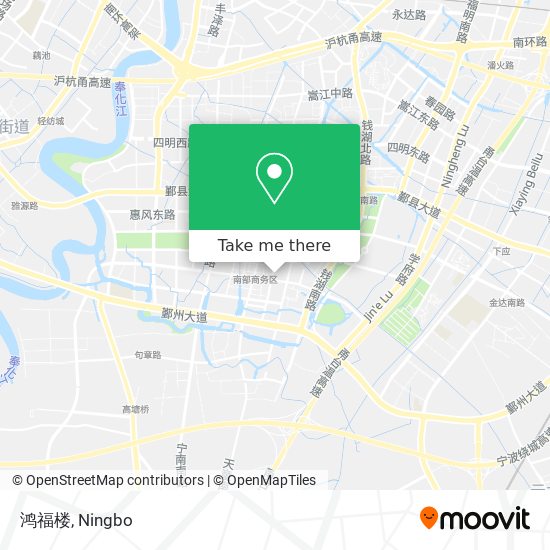 鸿福楼 map