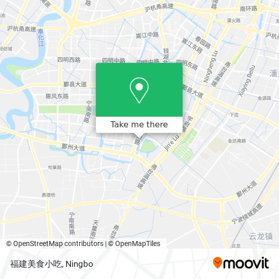 福建美食小吃 map