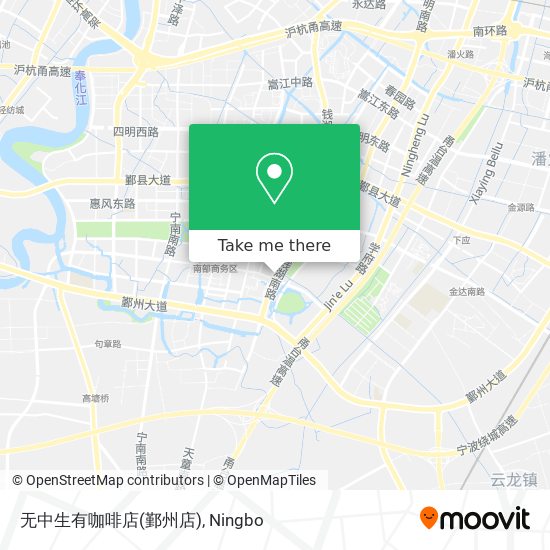 无中生有咖啡店(鄞州店) map