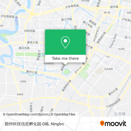 鄞州科技信息孵化园-D栋 map