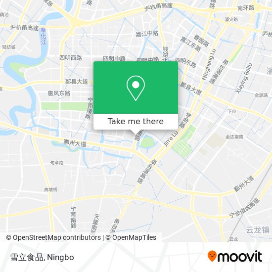 雪立食品 map