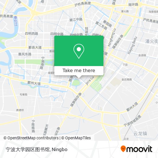 宁波大学园区图书馆 map