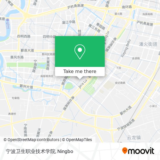 宁波卫生职业技术学院 map