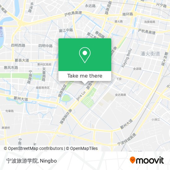 宁波旅游学院 map