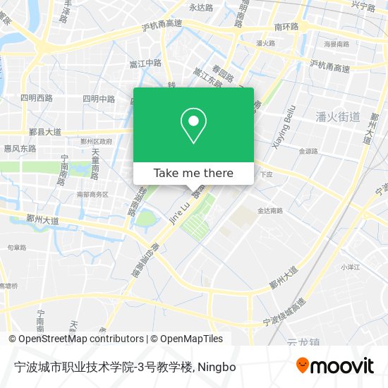 宁波城市职业技术学院-3号教学楼 map