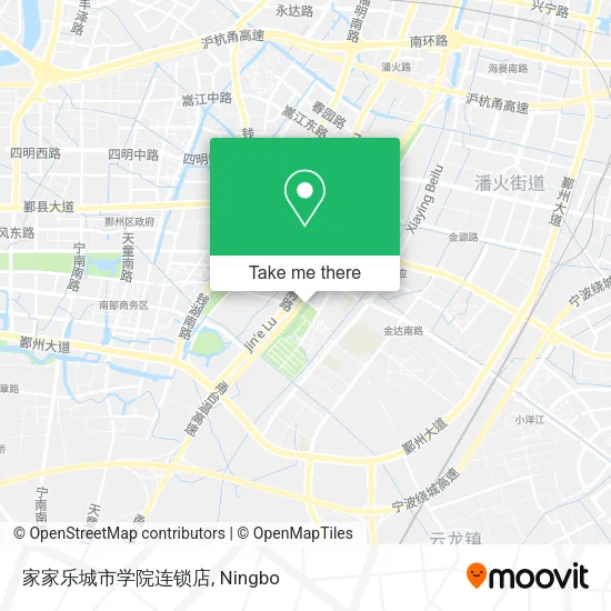 家家乐城市学院连锁店 map