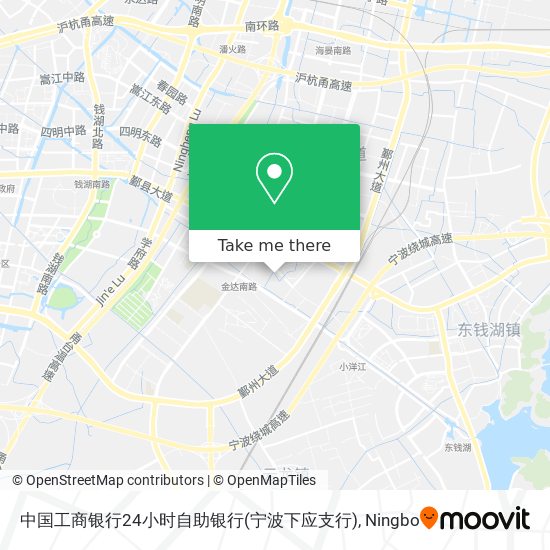 中国工商银行24小时自助银行(宁波下应支行) map