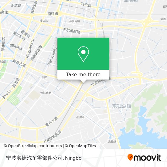 宁波实捷汽车零部件公司 map