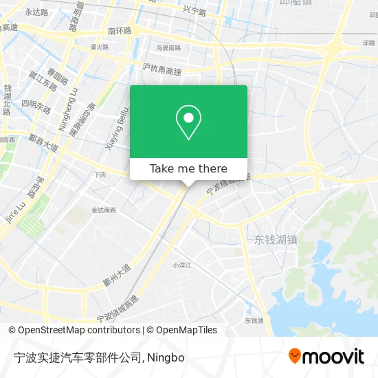 宁波实捷汽车零部件公司 map