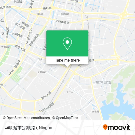 华联超市(启明路) map