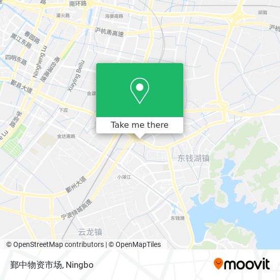 鄞中物资市场 map
