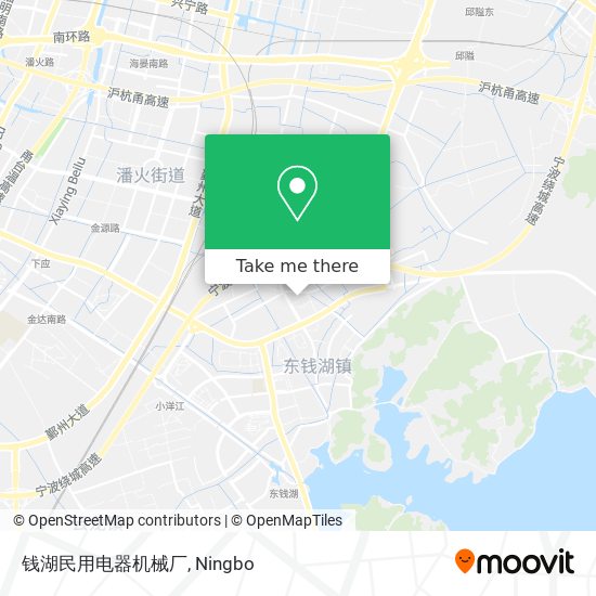 钱湖民用电器机械厂 map