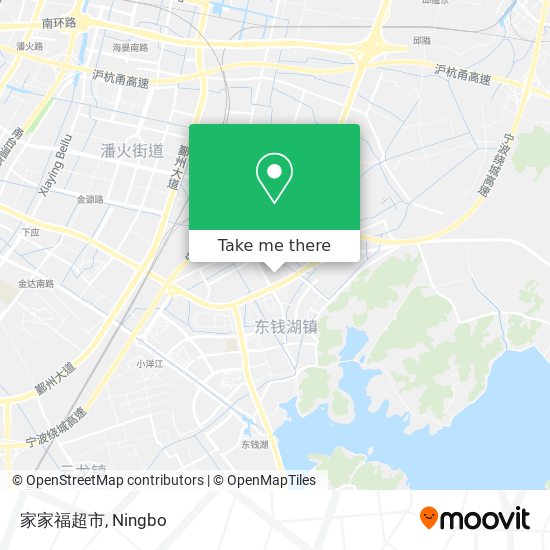 家家福超市 map