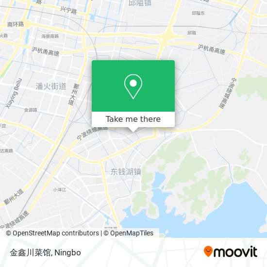 金鑫川菜馆 map