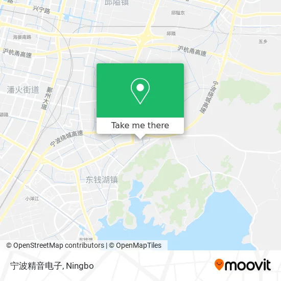 宁波精音电子 map