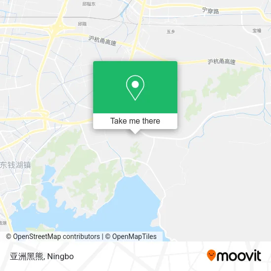 亚洲黑熊 map