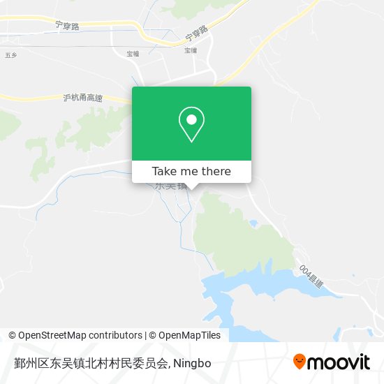 鄞州区东吴镇北村村民委员会 map
