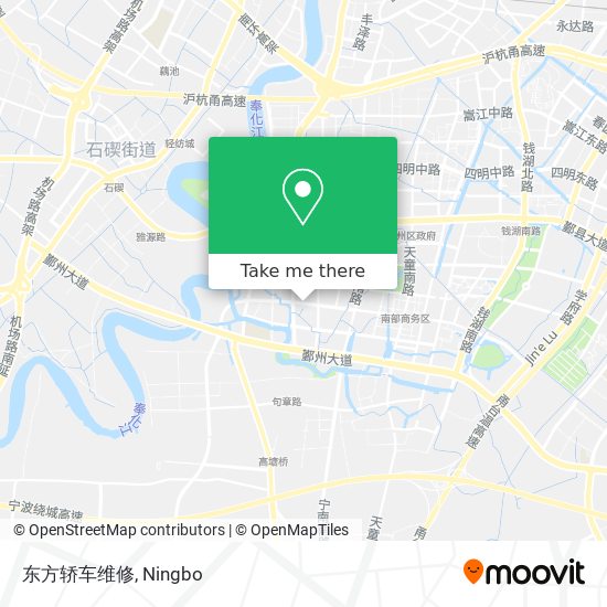 东方轿车维修 map
