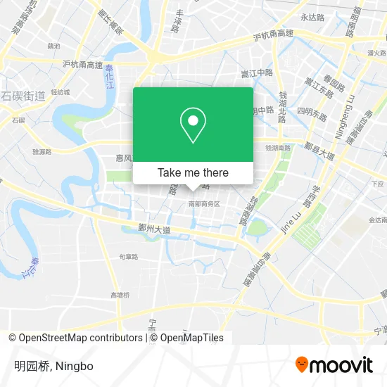 明园桥 map