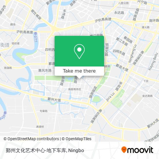 鄞州文化艺术中心-地下车库 map