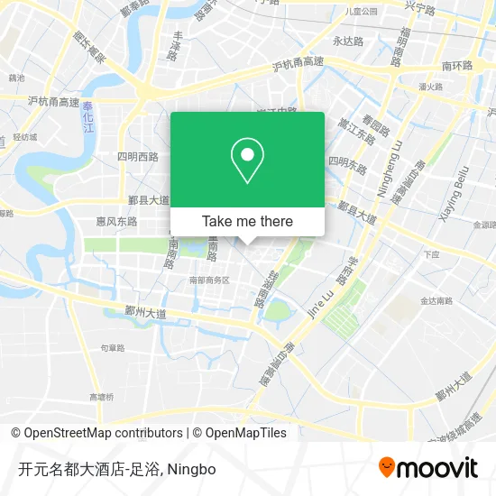 开元名都大酒店-足浴 map