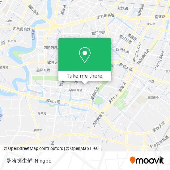 曼哈顿生鲜 map