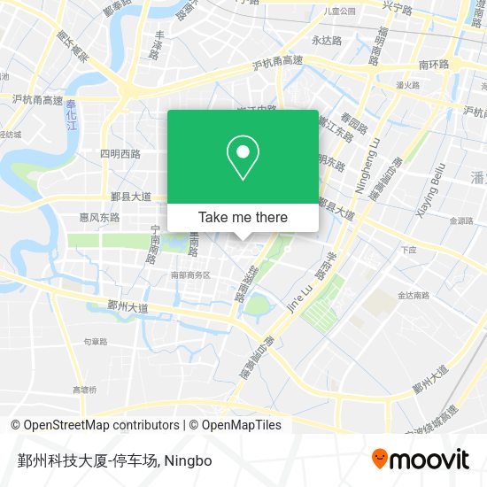鄞州科技大厦-停车场 map