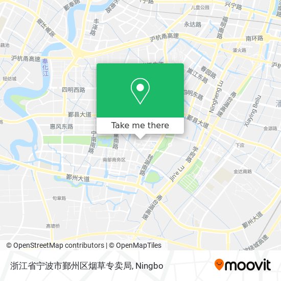 浙江省宁波市鄞州区烟草专卖局 map