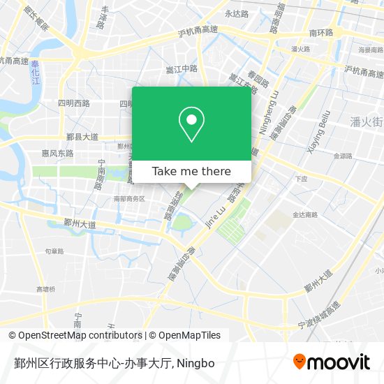 鄞州区行政服务中心-办事大厅 map