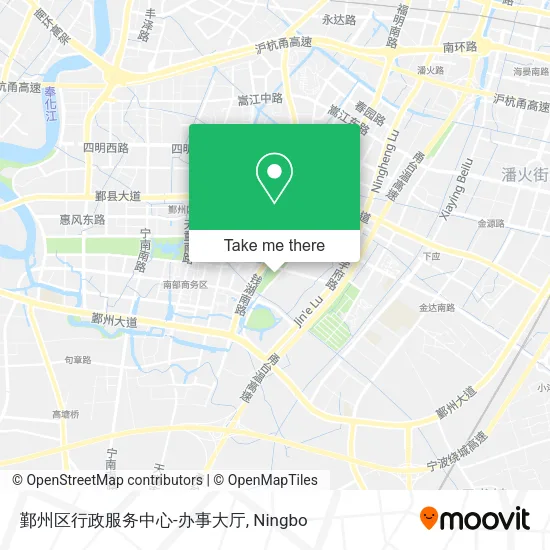 鄞州区行政服务中心-办事大厅 map