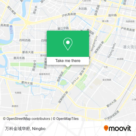 万科金域华府 map