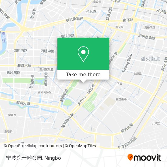 宁波院士雕公园 map