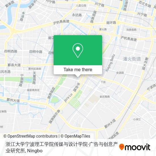 浙江大学宁波理工学院传媒与设计学院-广告与创意产业研究所 map