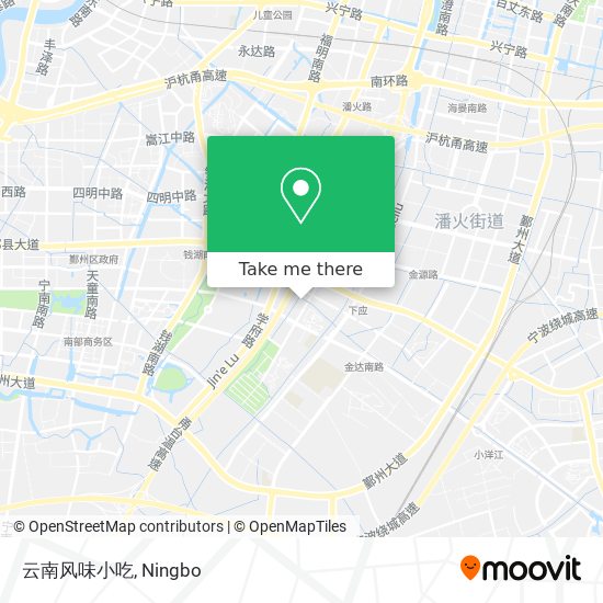云南风味小吃 map