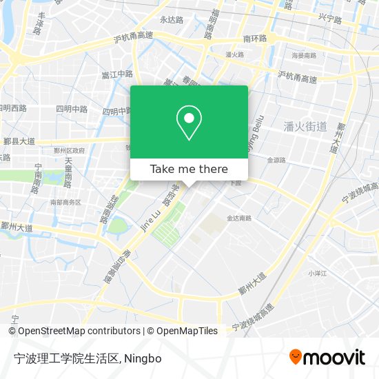 宁波理工学院生活区 map