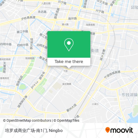 培罗成商业广场-南1门 map