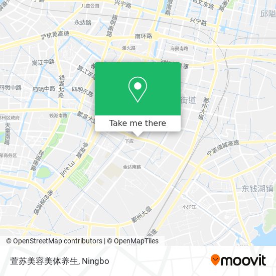 萱苏美容美体养生 map