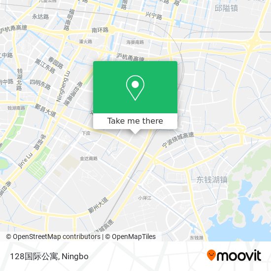 128国际公寓 map