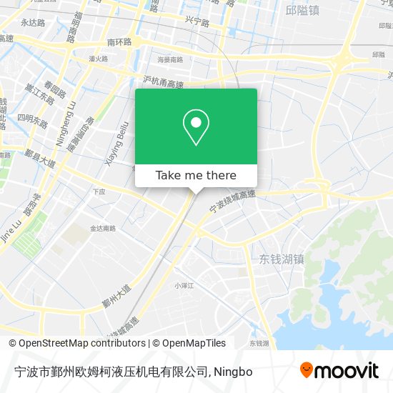 宁波市鄞州欧姆柯液压机电有限公司 map