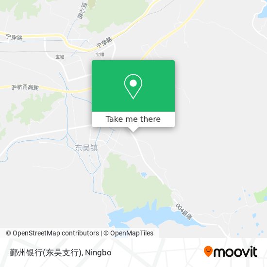 鄞州银行(东吴支行) map
