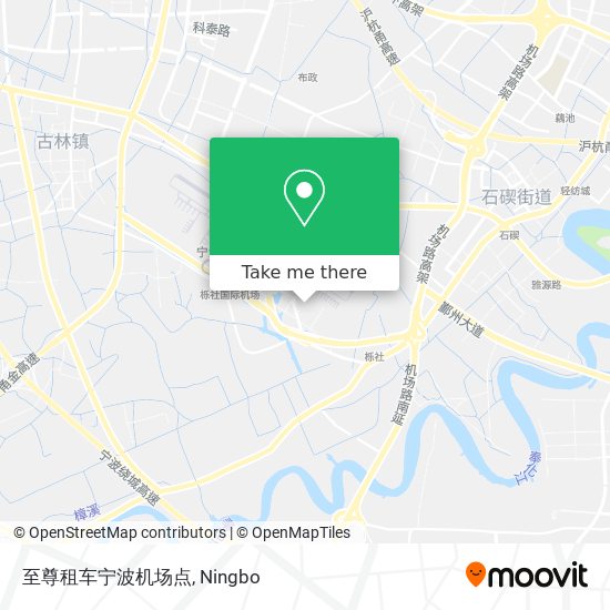 至尊租车宁波机场点 map