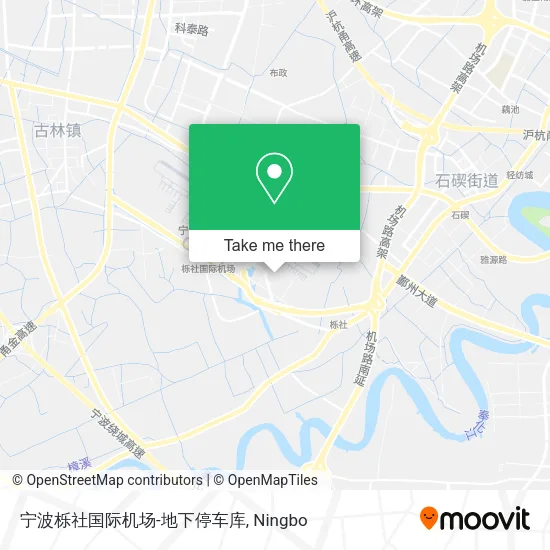 宁波栎社国际机场-地下停车库 map